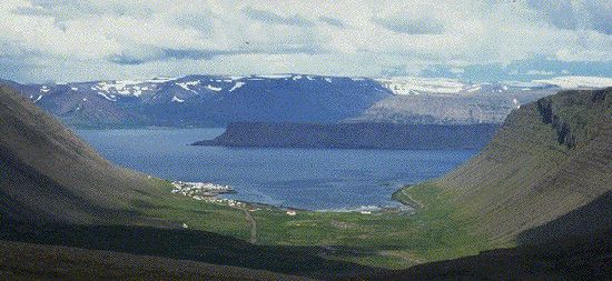 Bíldudalur, the only village on Arnafjördur